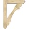 Ekena Millwork Olympic Arts and Crafts Rough Sawn Bracket w/ Offset Brace, Douglas Fir, 6"W x 26"D x 34"H BKT0604X26X34OLY03RDF - alternate 4